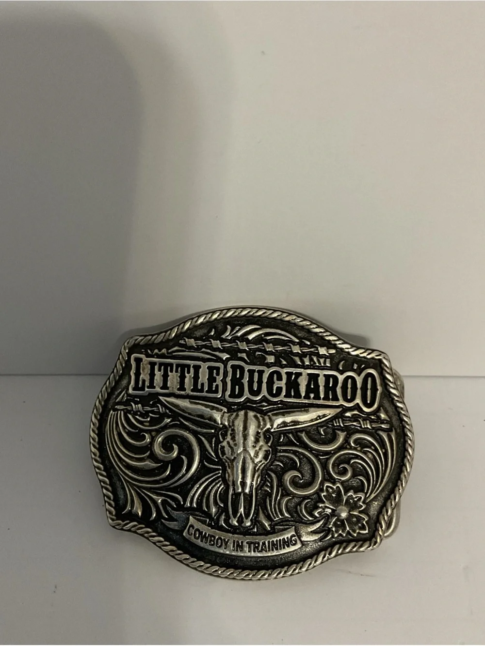 Montana Silversmiths Little Buckaroo Silver Western Belt Buckle